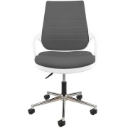 Porto Kumaş Ofis Koltuğu Krom