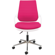 Porto Kumaş Ofis Koltuğu Krom